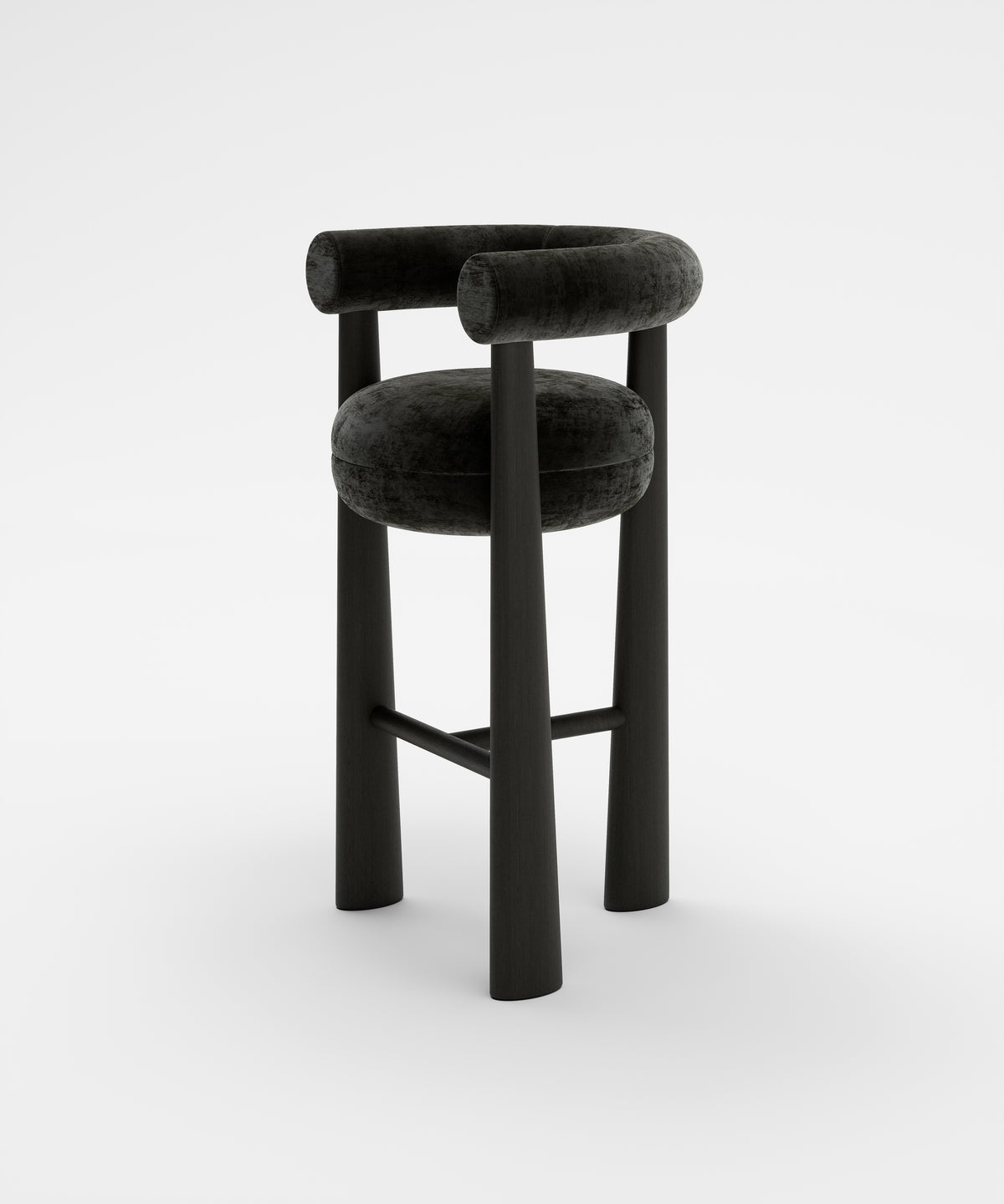 Club Barstool Mohair Velvet-7