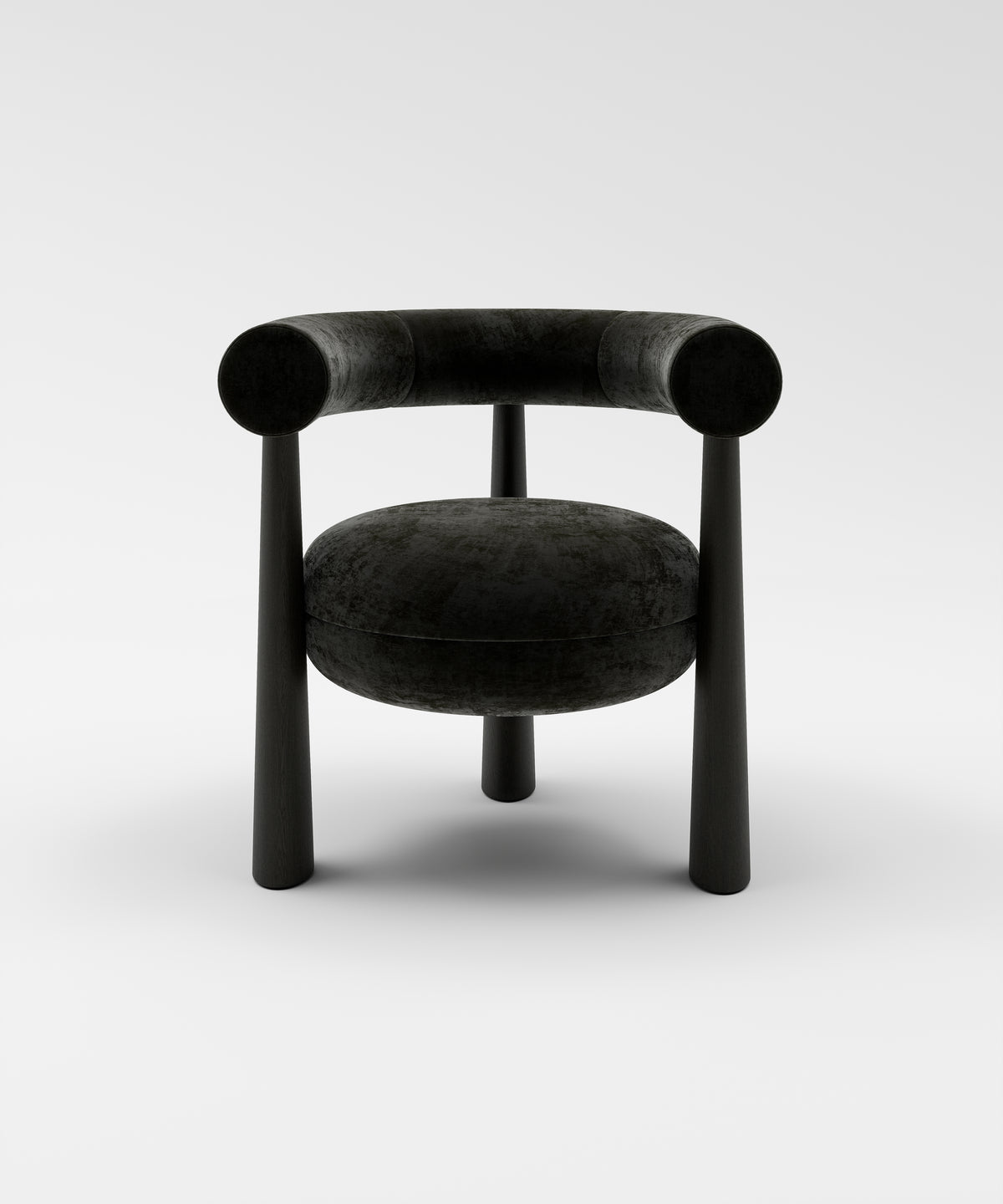 Club Chair Mohair Velvet-7