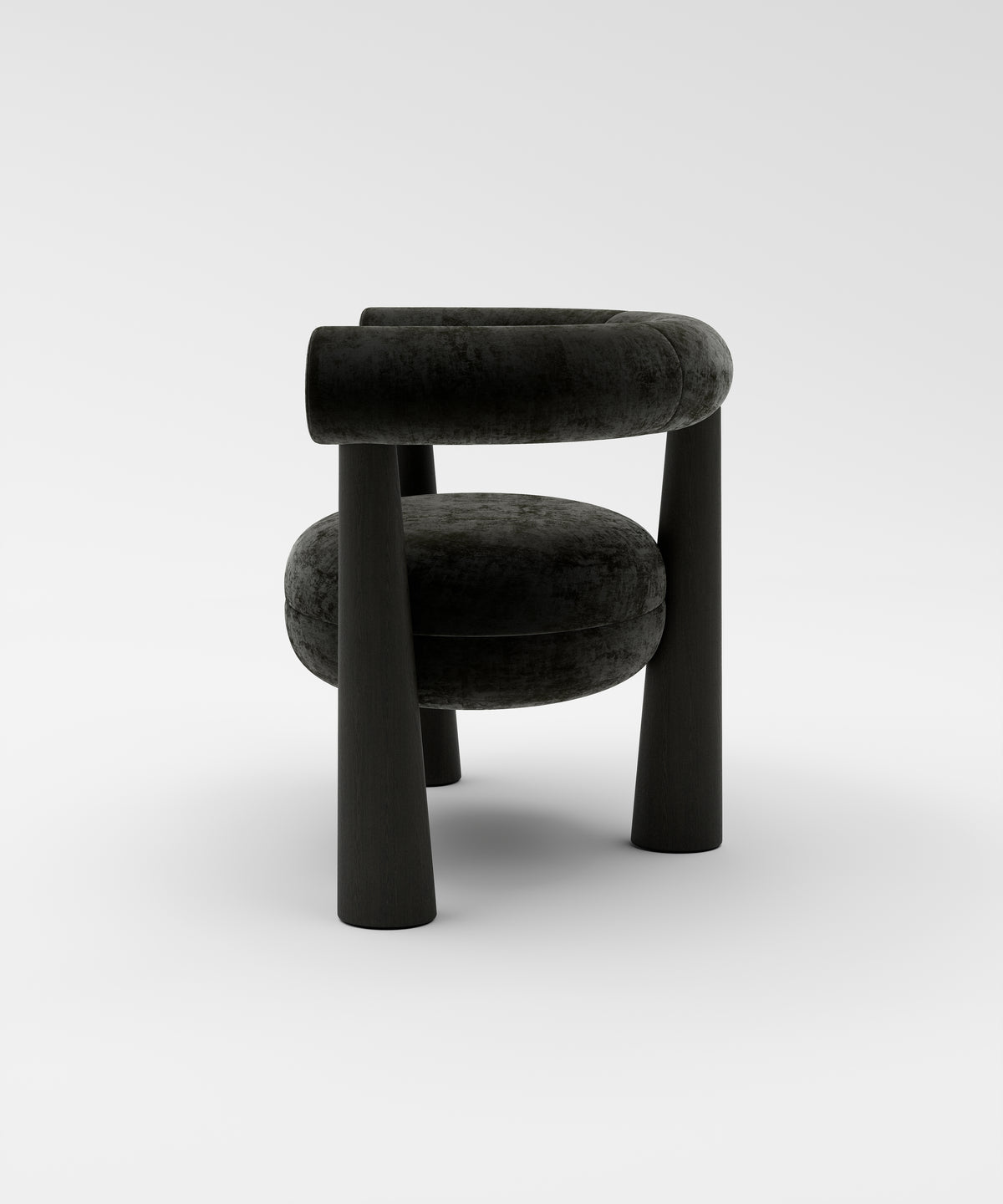 Club Chair Mohair Velvet-9