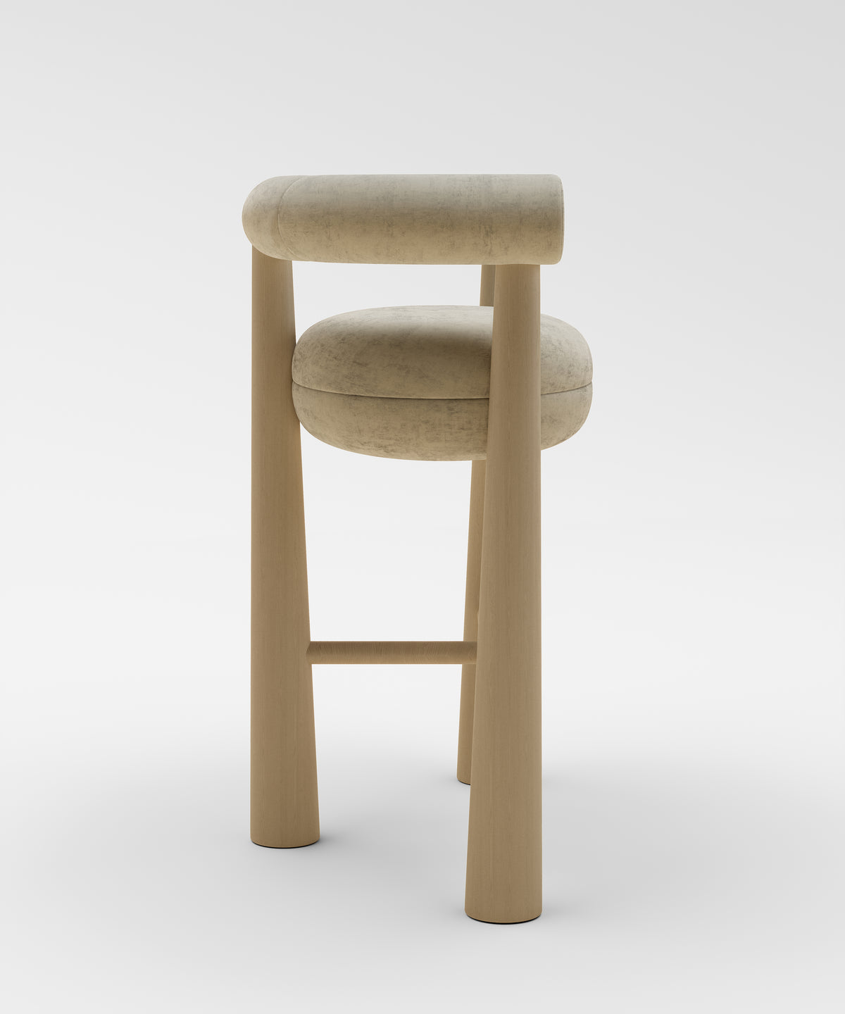 Club Barstool Mohair Velvet-8