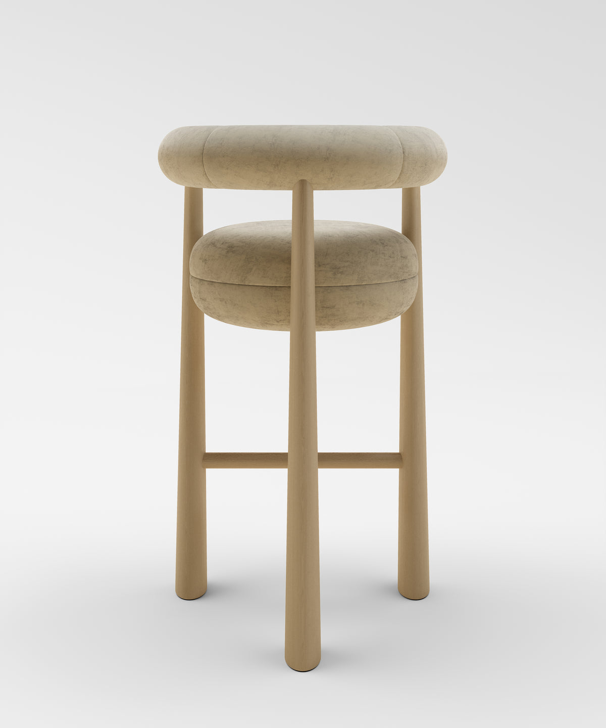 Club Barstool Mohair Velvet-6