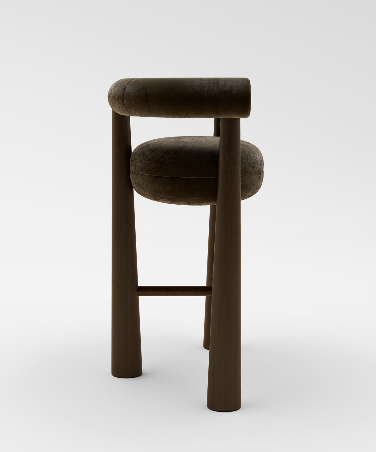 Club Barstool Mohair Velvet-3