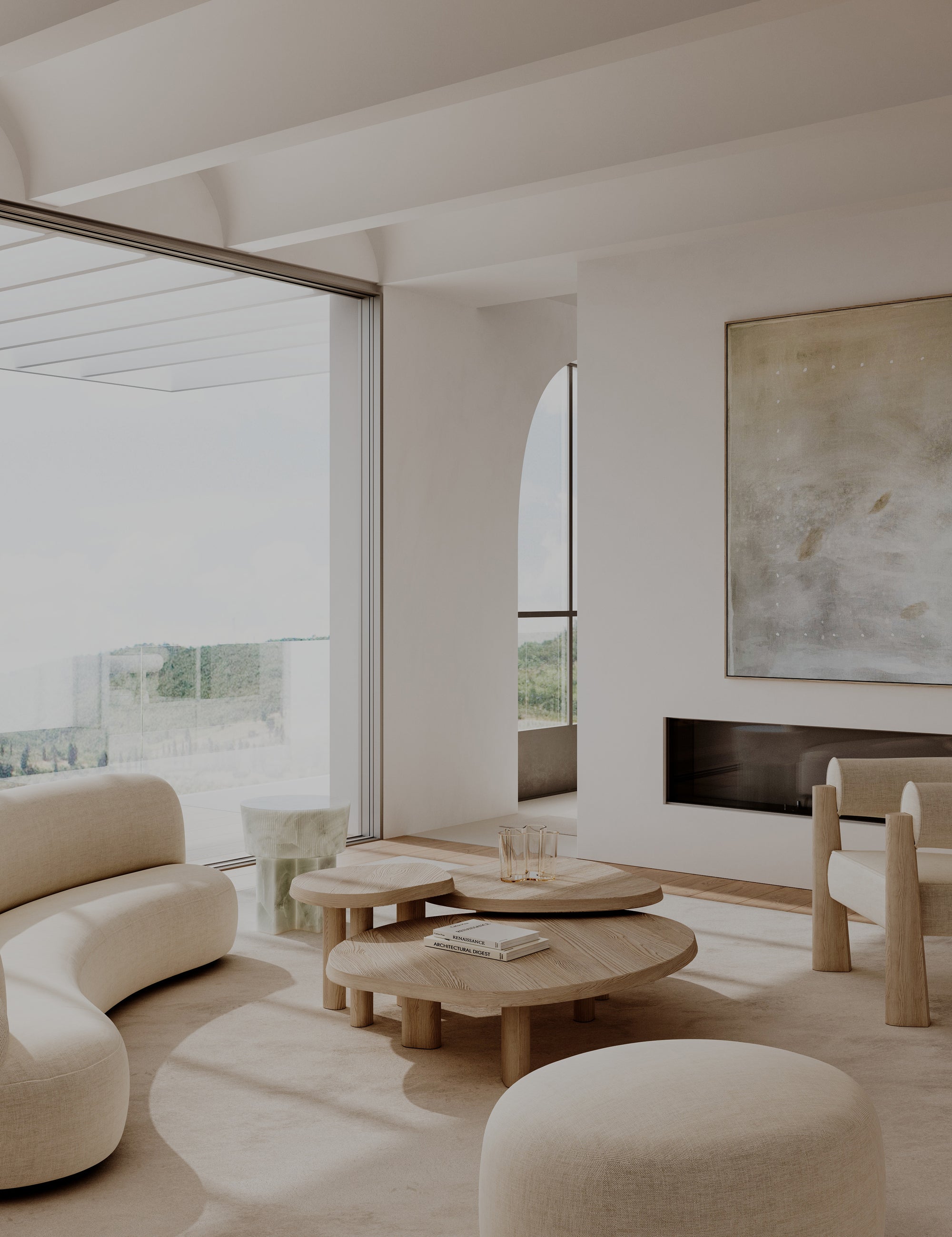 Constantin Trio Navona Travertine, Immediate Delivery